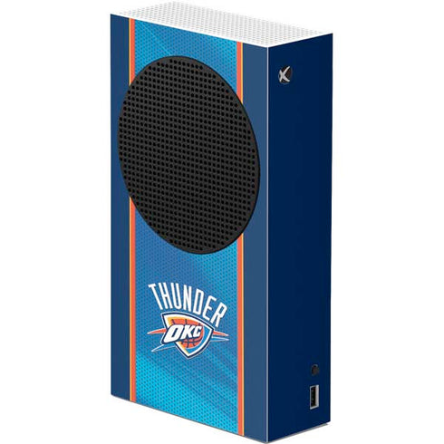NBA Oklahoma City Thunder Blue Jersey Xbox Series S Console Skin